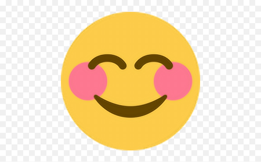 Happy Smile Blush Emoji Emoticon Face - Smiley Face Emoji Png,Blush Face Emoticon