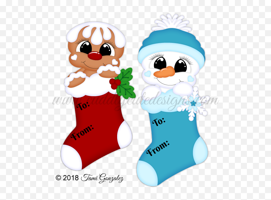 Stocking Tags - Cuddly Cute Designs Navidad Emoji,Emoticones De Navidad