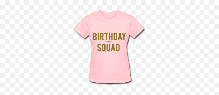 Metallic Gold Birthday Squad - Cool Drawings For Shirts Emoji,Current Emoji Shirts
