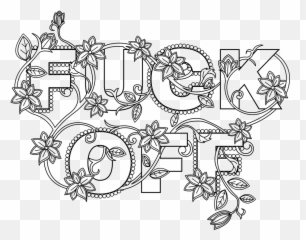 Free Printable Swearing Coloring Pages - Easy Curse Word Emoji