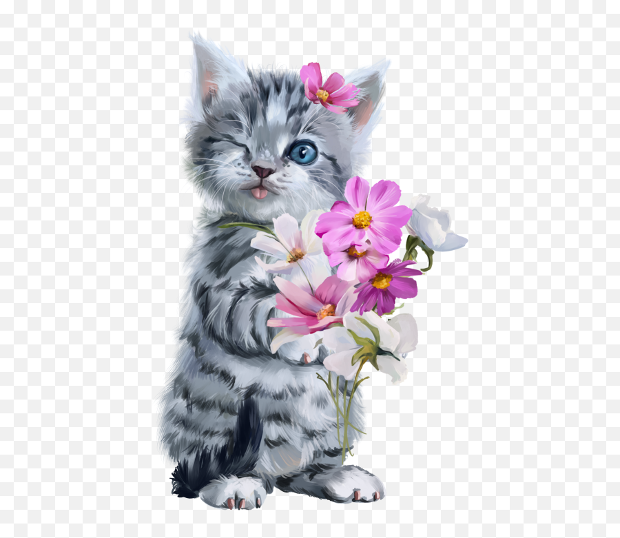 Pin By Queensahar Omar On Emoji Cat Art Cute Animal - Goeie More Boodskappies,Kitten Emoji