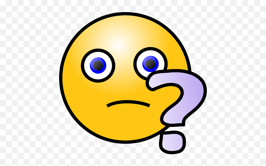 Question Asking Questioning Wonder Why - Question Face Emoji,Question Mark In Box Emoji