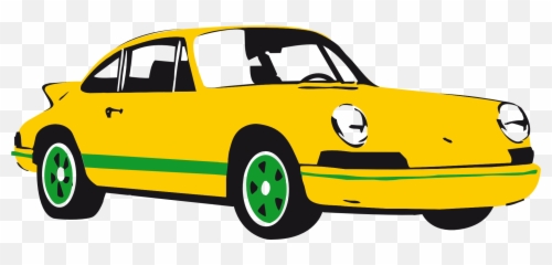 Front Side Of Porsche Car Clipart - Car Vector Art Png Emoji,Porsche Emoji
