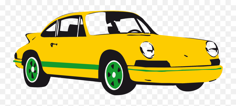 Front Side Of Porsche Car Clipart - Car Vector Art Png Emoji,Porsche Emoji