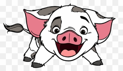 Pua Drawing Cartoon Picture - Moana Coloring Pages Emoji