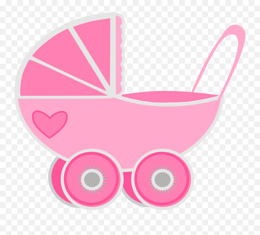 Baby Girl Clipart Png - Baby Girl Baby Stroller Clipart Emoji,Emoji Backgrounds For Girls