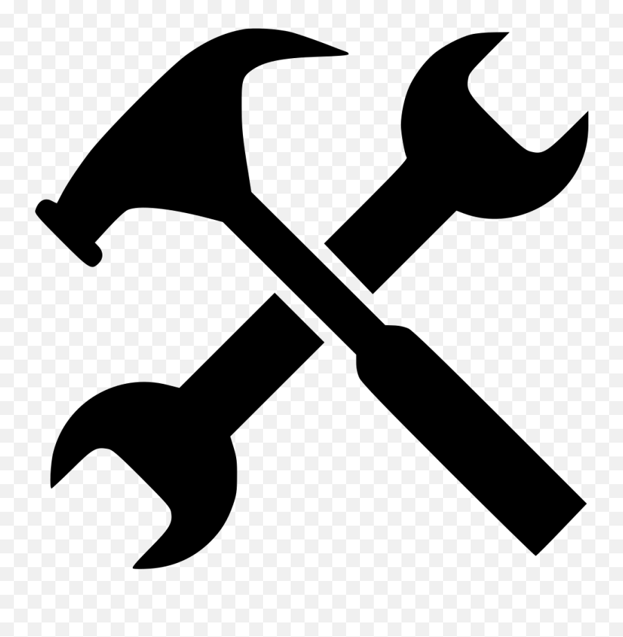 Hammer And Spanner Png Clipart - Transparent Hammer And Wrench Png Emoji,Wrench Emoji