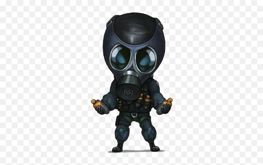 Rainbows Six Siege Xtoxico01 Whatsapp Stickers - Stickers Cloud Tom Rainbow Six Siege Emoji,Gas Mask Emoji