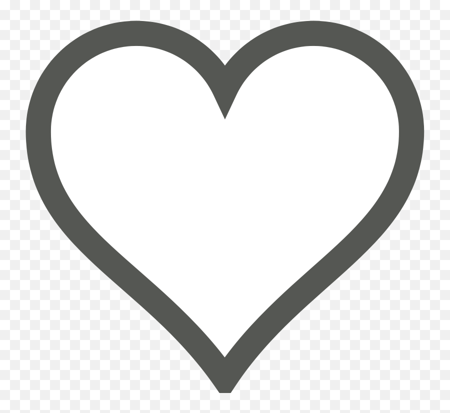 Heart Icon White 262229 - Free Icons Library Transparent Background Heart Icon White Emoji,White Heart Suit Emoji