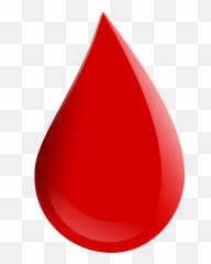 Big Image - Transparent Blood Drop Clipart Emoji