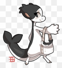 Southern Right Whale Dolphin Clipart - Fictional Character Emoji,Miami Dolphins Emoji