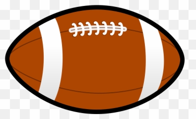 Football Brown Pigskin Lace Sport - Clipart Png Emoji