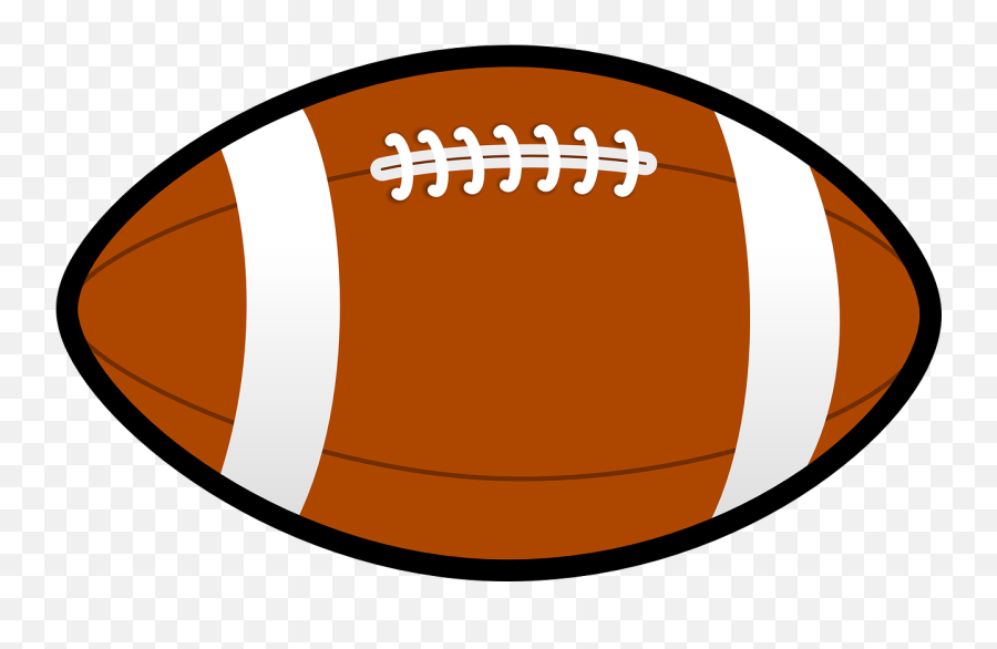 Football Brown Pigskin Lace Sport - Football Clipart Png Emoji,Sports Teams Emojis