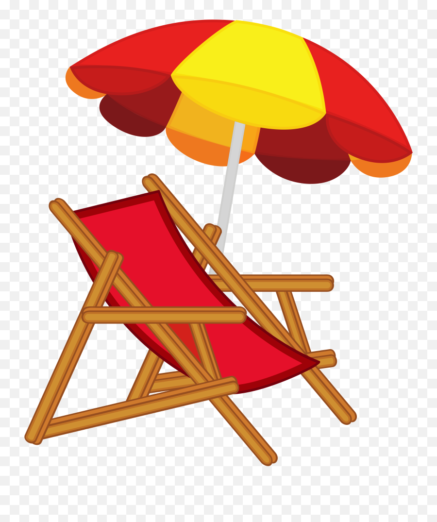 Free Beach Clip Art Png Download Free - Beach Chair Clipart Emoji,Beach Umbrella Emoji