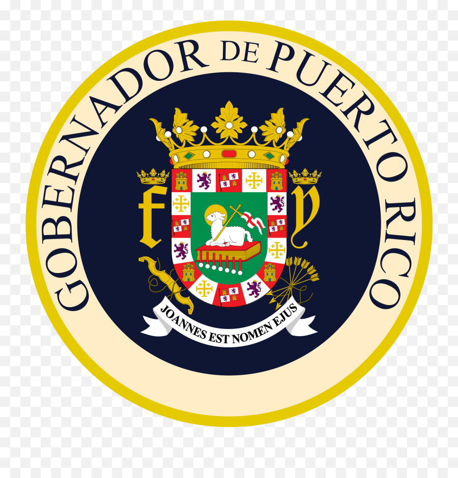 Seal Of The Governor Of Puerto Rico - Emblem Emoji,Puerto Rican Emoji Flag