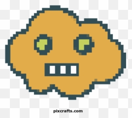 Fear - Smile Pixel Art Emoji