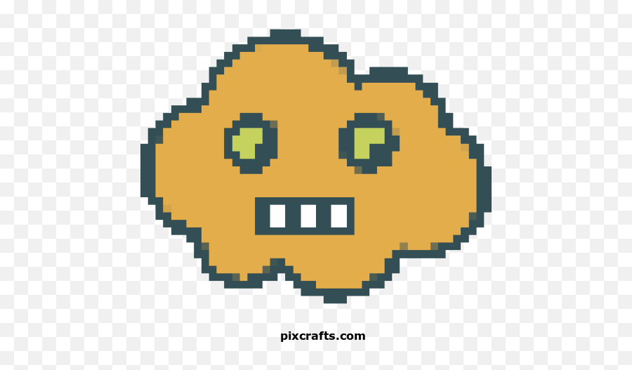 Fear - Smile Pixel Art Emoji,Fear Emoticon