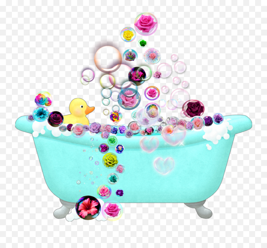 Bubble Bath Bubbles Splash Tub Bathroom - Baby Toys Emoji,Bubble Bath Emoji