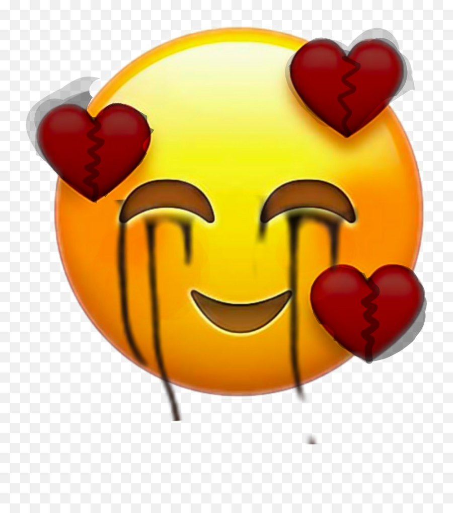 Emoji Sad Sadlove Imoji - Broken Heart Face Emoji,Imoji Or Emoji - free ...