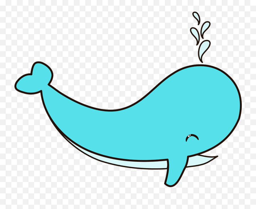 Whale Sea Water - Clip Art Emoji,Whale Emoticon Text