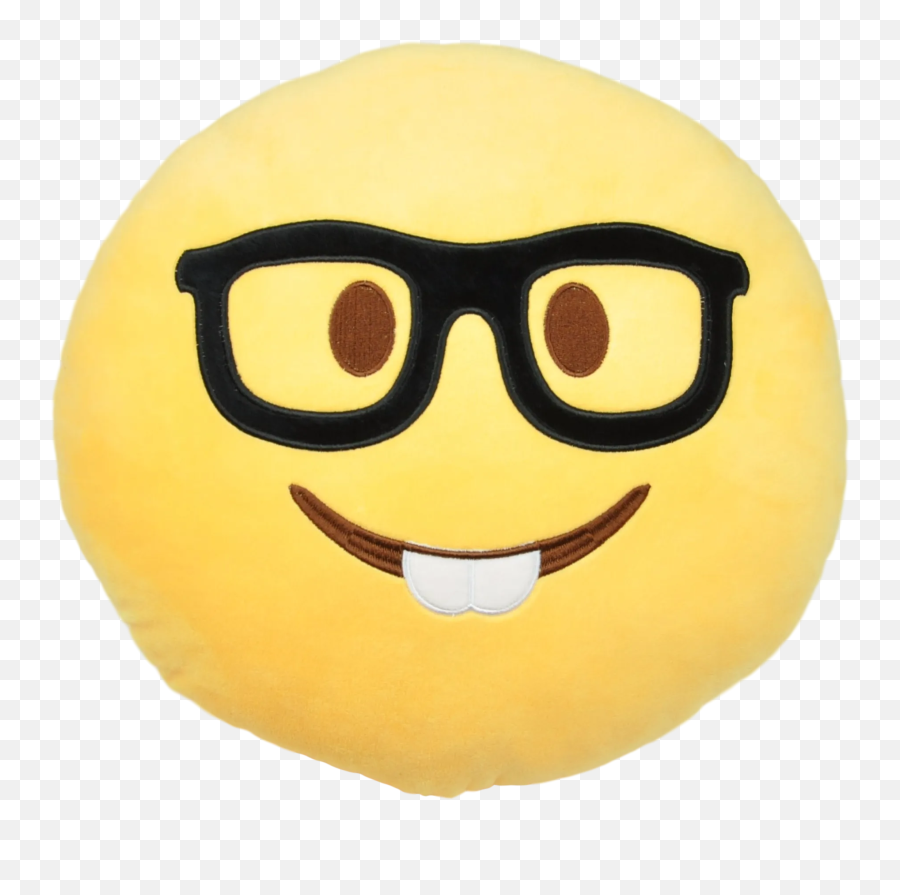 Emojikudde Som Är En Nörd - Emoji Man With Glasses,Emojing