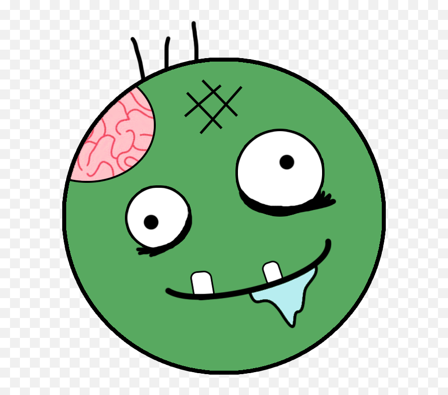 Im Not A Pro But I Made This And I Wish There Was An Emoji - Cartoon Zombie Emojis,I Don't Know Emoji