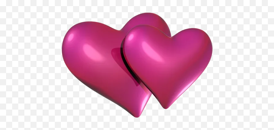 Two Hearts Png Hd - Day Pink Hearts Emoji,Two Hearts Emoji