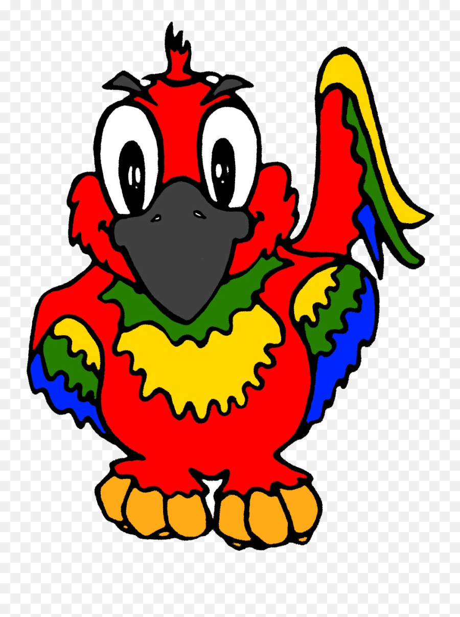 Cute Parrot Png Transparent Image Png Mart - Parrot Cartoon Transparent Emoji,Parrot Emoji