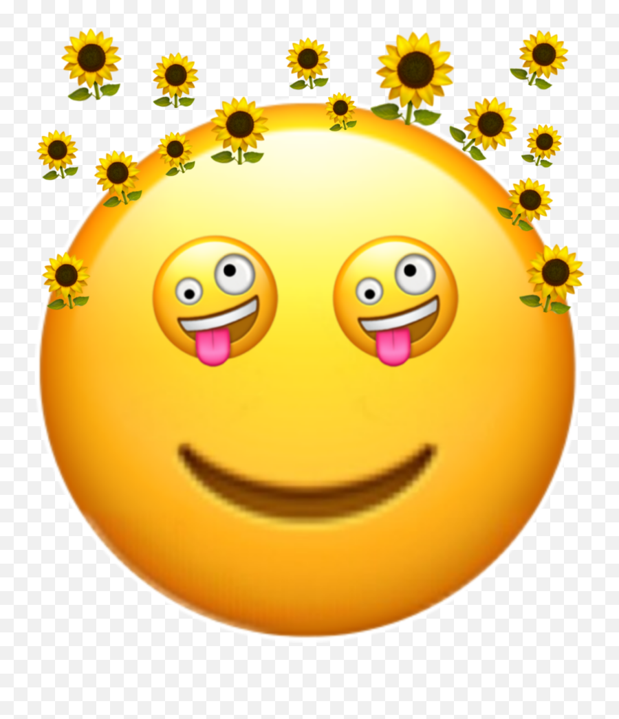 Emoji Makeyourownemoji Sunflower - Transparent Emoji Crown Png,Bj Emoji