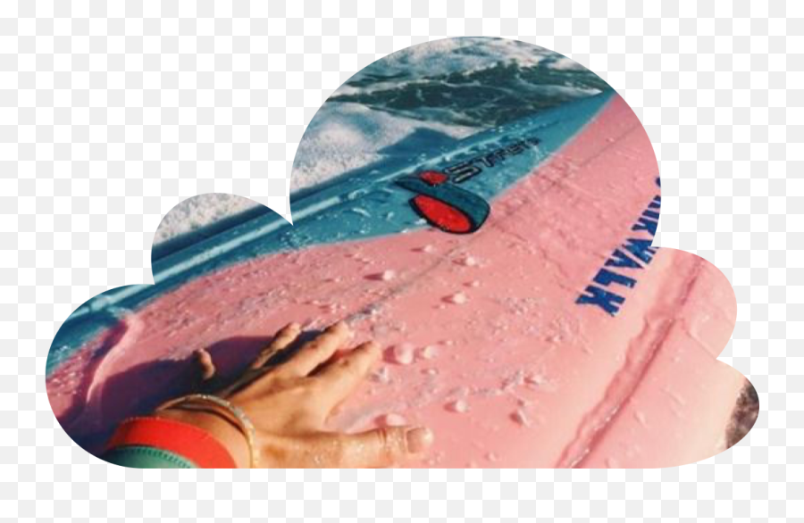 Beach Water Ocean Sea Underwater Underthesea Surf Waves - Teal And Pink Aesthetic Emoji,Surfer Hand Emoji