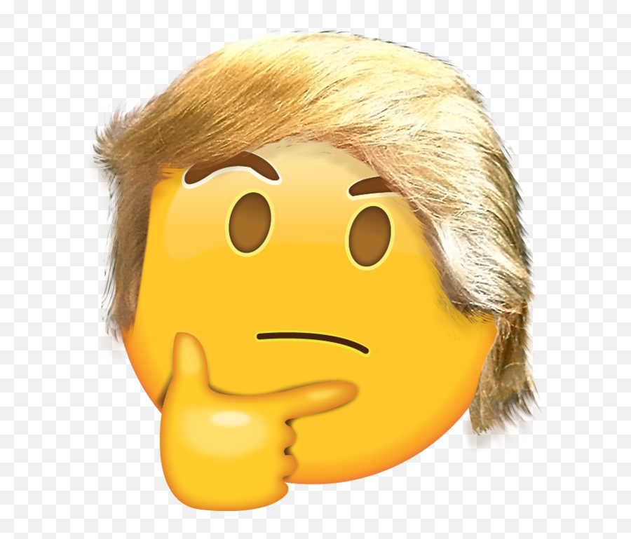 Download Trump Think Trump Thonk - Donald Trump Thinking Emoji,Think Emoji Png