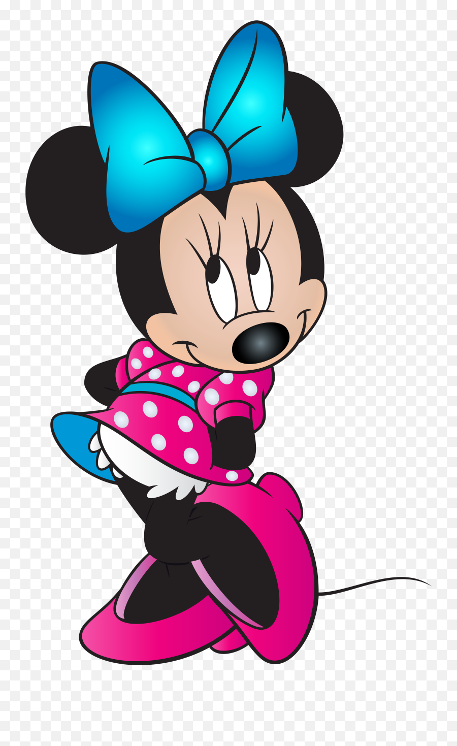 Minnie Mouse Valentine Clipart - Minnie Imagenes De Mickey Mouse Emoji,Mickey Mouse Emoji For Facebook