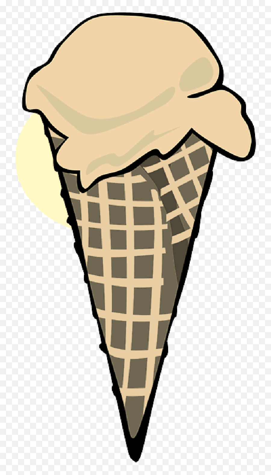 Ice Cream Cone Cartoon Free Download On Clipartmag - Ice Cream Cone Transparent Clipart Emoji,Ice Cream Sundae Emoji 2