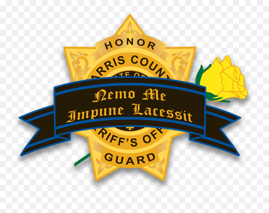Download Hd Peace Officers Also Wear The Mourning Badge - Harris County Sheriff Badge Emoji,Sheriff Emoji