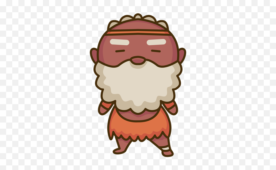 Old Aboriginal Man - Transparent Png U0026 Svg Vector File Illustration Emoji,Old Man Old Woman Emoji