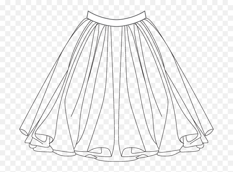 Tutu Clipart Mini Skirt Tutu Mini - Tutu Skirt Drawing Reference Emoji,Emoji Skirt