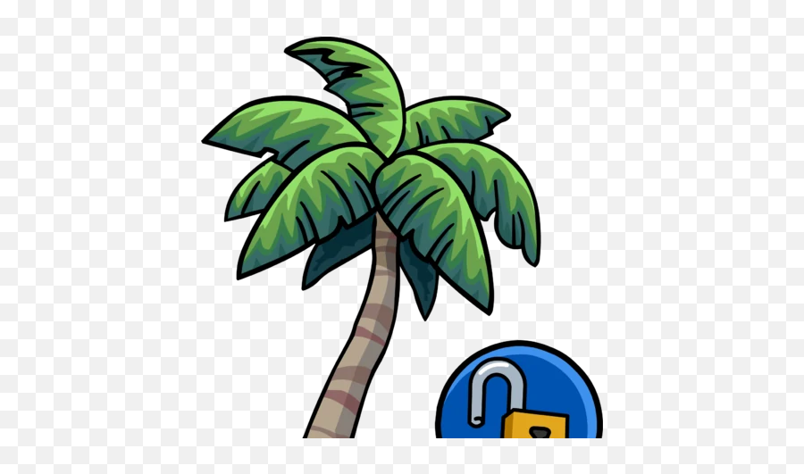 Tropical Palm Club Penguin Wiki Fandom - Hammock Clipart Cartoon Pom Trees Emoji,Palm Tree Emoji Png