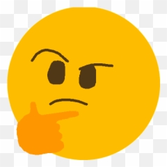 Thinking Emoji - Sans Face Discord Emoji,Hyperthink Emoji