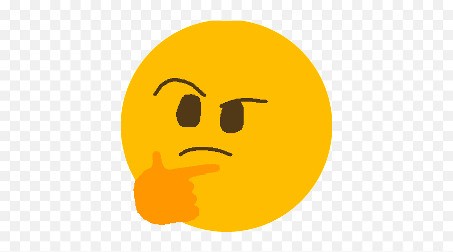 Thinking Emoji - Sans Face Discord Emoji,Hyperthink Emoji