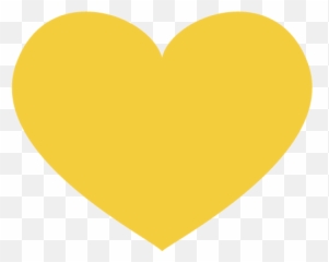 Yellow Heart Emoji Icon Vector Symbol - Twitter
