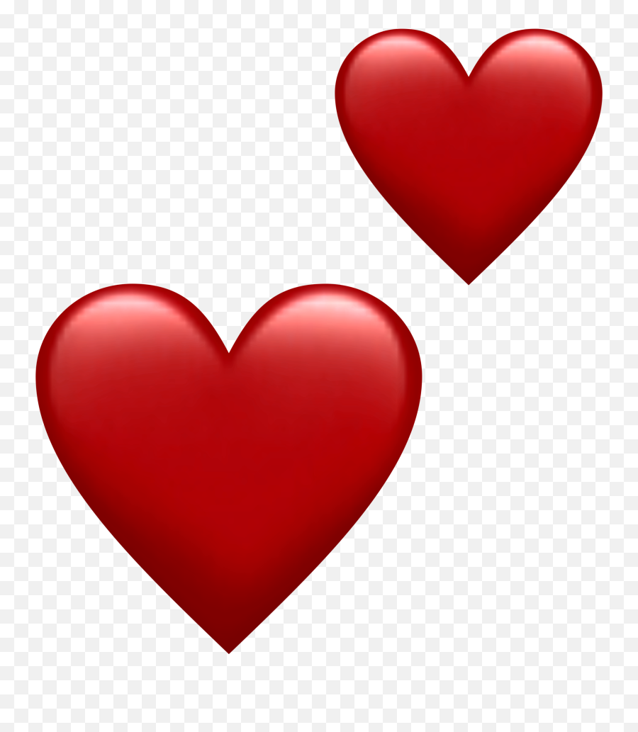 Heart Redtwoemojipixle22 - Red Double Heart Emoji,Two Emoji