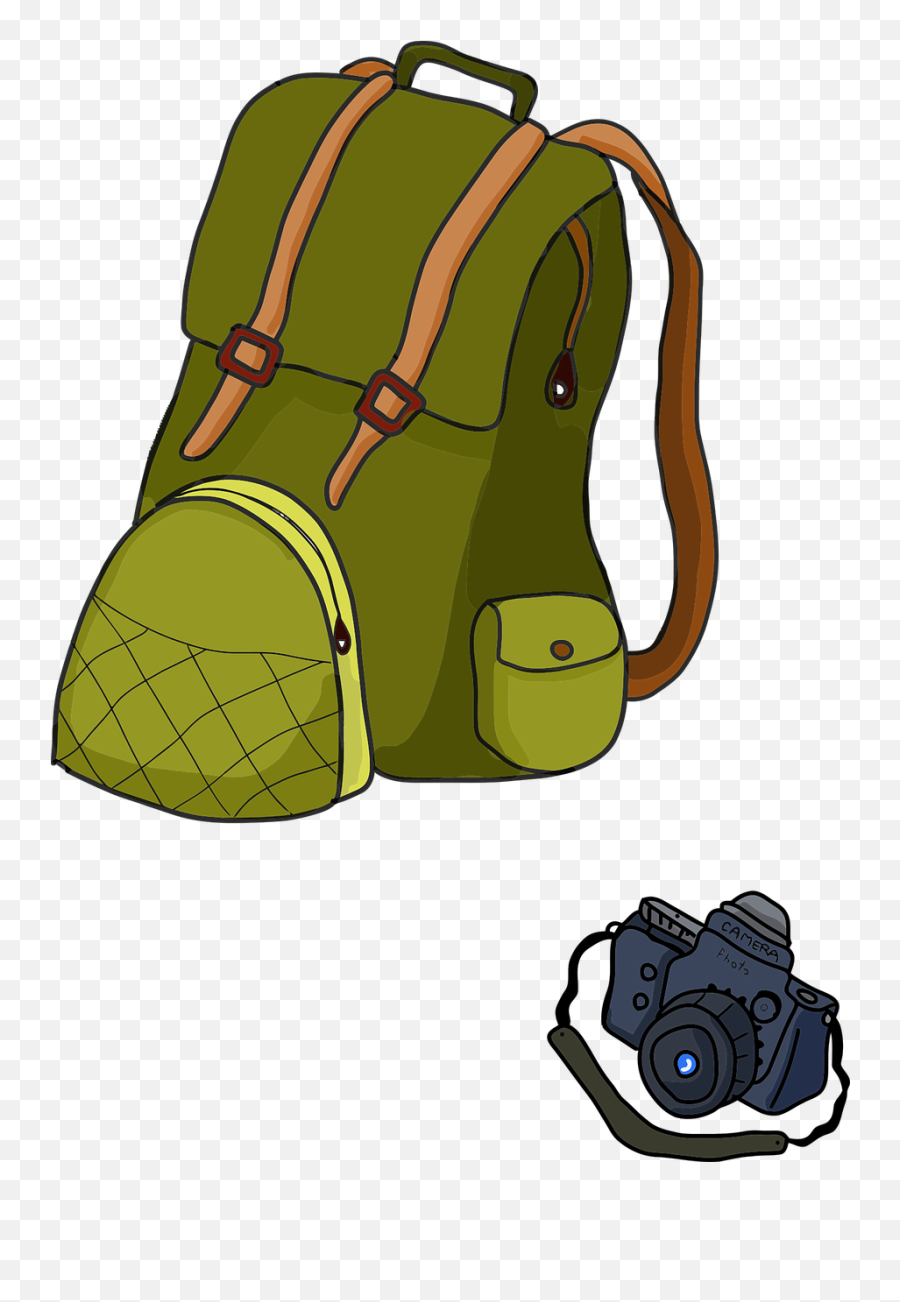 Backpack Camera Cartoon Picture Sack - Cartoon Backpack Transparent Background Emoji,Emoji Backpacks For School