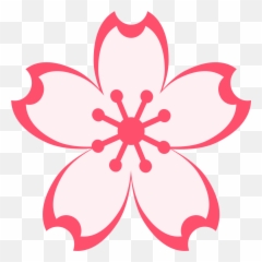 Emojione 1f338 - Sakura Flower Png Vector