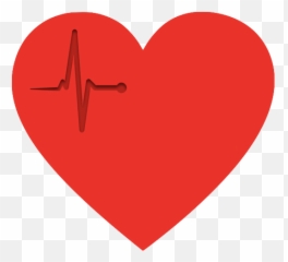 Heartbeat Clipart Cardiac Rhythm - Shape Emoji