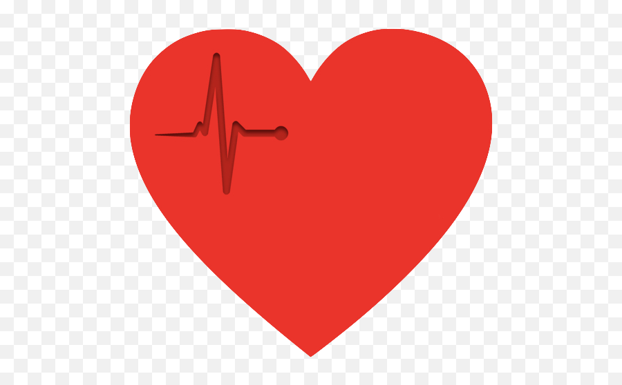 Heartbeat Clipart Cardiac Rhythm - Heart Shape Emoji,Heartbeat Emoji