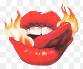 Flames Red Lickinglips Sexy Emoji