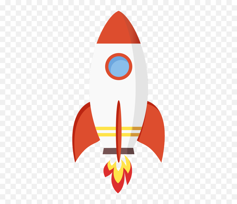 Clipart Rocket Crash Transparent - Rocket Flat Design Png Emoji,Crash Emoji