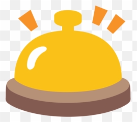 Bellhop Bell Emoji - Illustration,Bell Emoji Png