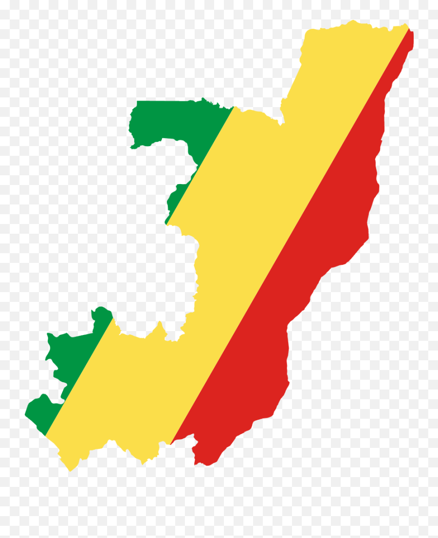 Flag - Flag Map Of Republic Of Congo Emoji,Congo Flag Emoji