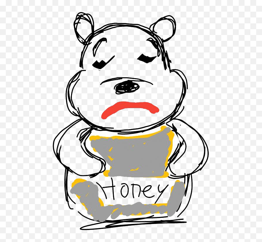 Winnie The Pooh Emoji - Cartoon,Goose Emoji